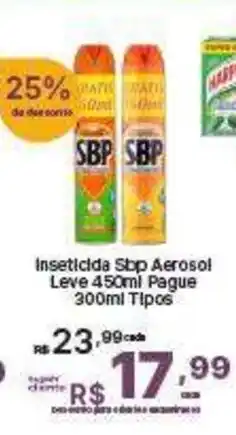 Super Lagoa Inseticida Sbp Aerosol oferta
