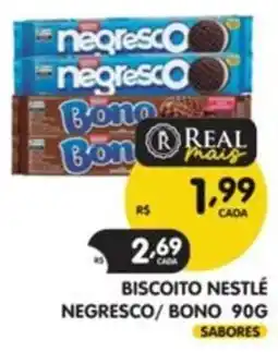 Supermercados Real Biscoito nestlé negresco/ bono 90g oferta