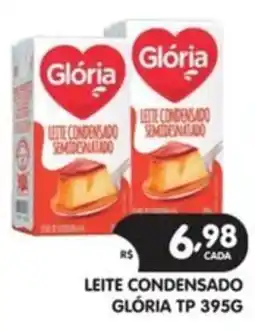 Supermercados Real Leite condensado glória tp 395g oferta