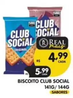 Supermercados Real Biscoito club social oferta