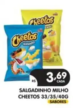Supermercados Real Salgadinho milho cheetos 33/35/40g sabores oferta