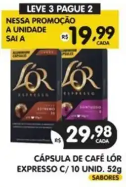 Supermercados Real Cápsula de café lór expresso c/ 10 unid. oferta