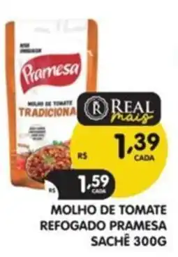Supermercados Real molho de tomate refogado pramesa oferta