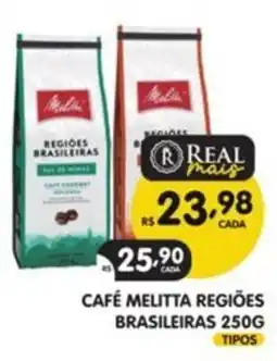 Supermercados Real Café melitta regiões brasileiras oferta