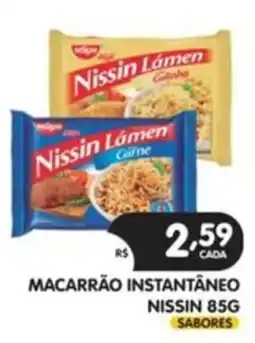 Supermercados Real macarrão instantâneo nissin 85g oferta