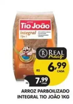 Supermercados Real arroz parboilizado integral tio joão oferta
