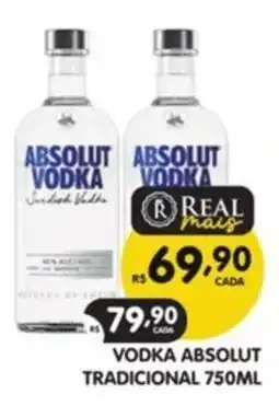 Supermercados Real vodka absolut tradicional oferta