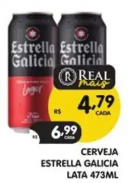 Supermercados Real Cerveja estrella galicia oferta