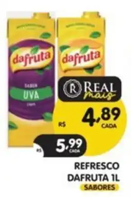 Supermercados Real Refresco dafruta 1l sabores oferta