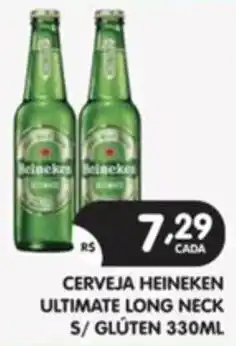 Supermercados Real Cerveja heineken ultimate long neck oferta