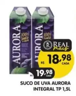 Supermercados Real Suco de uva aurora integral oferta
