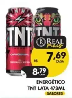 Supermercados Real Energético tnt lata oferta