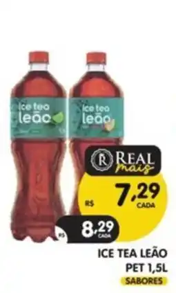 Supermercados Real ice tea leão oferta