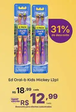 Super Lagoa Ed Oral-b Kids Mickey L2p1 oferta