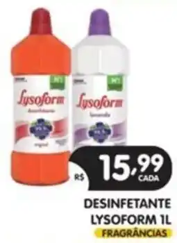 Supermercados Real Desinfetante lysoform 1l oferta