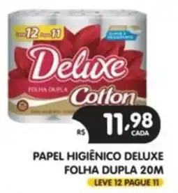Supermercados Real Papel higiênico deluxe folha dupla oferta