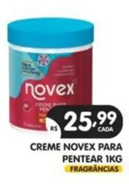 Supermercados Real Creme novex para pentear oferta