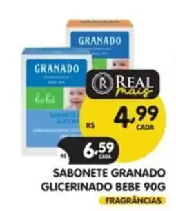 Supermercados Real Sabonete granado glicerinado bebe 90g oferta
