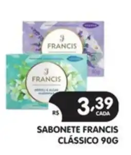 Supermercados Real Sabonete francis clássico oferta