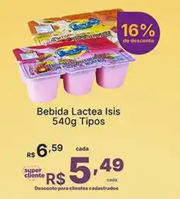 Super Lagoa Bebida Lactea Isis oferta