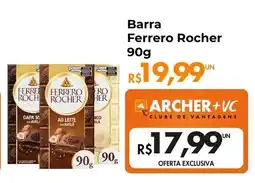 Supermercados Archer Barra Ferrero Rocher oferta