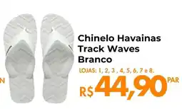 Supermercados Archer Chinelo Havainas Track Waves Branco oferta