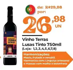 Supermercados Archer Vinho Terras Lusas Tinto oferta