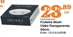 Supermercados Archer Fruteira noah vidro transparente oferta