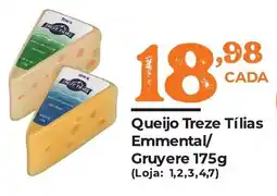 Supermercados Archer Queijo treze tílias emmental/ gruyere oferta