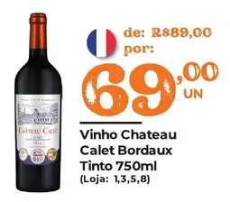 Supermercados Archer Vinho Chateau Calet Bordeaux Tinto oferta