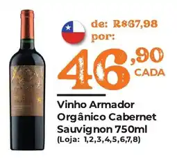 Supermercados Archer Vinho Armador Orgânico Cabernet Sauvignon oferta