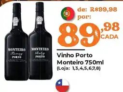 Supermercados Archer Vinho Porto Monteiro oferta