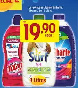 Supermercados Guanabara Lava-Roupas Líquido Brilhante, Tixan ou Surf 3 Litros oferta