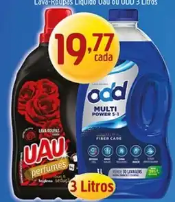 Supermercados Guanabara Lava-Roupas Líquido Uau ou Odd 3 Litros oferta