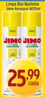 Supermercados Guanabara limpa box banheiro jimo aerossol oferta