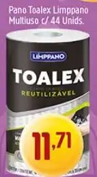 Supermercados Guanabara Toalex reutilizável oferta