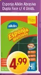 Supermercados Guanabara Esponja Alklin Abrasiva Dupla Face c/ 4 Unids. oferta