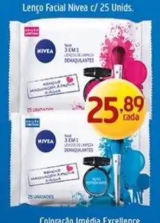 Supermercados Guanabara Lenço Facial Nivea c/ 25 Unids. oferta