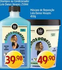 Supermercados Guanabara Shampoo ou condicionador lola danos vorazes oferta
