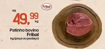 Cometa Supermercados Patinho bovino Fribal oferta