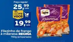 Cometa Supermercados Filezinho de frango à milanesa regina oferta