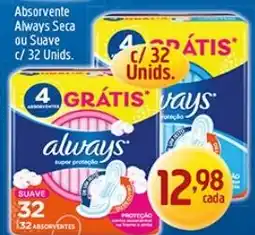 Supermercados Guanabara Always suave oferta