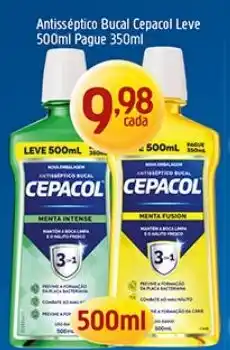 Supermercados Guanabara Antisséptico bucal cepacol leve oferta