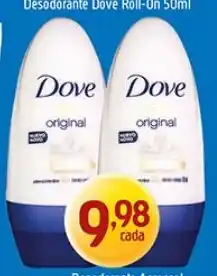 Supermercados Guanabara Desodorante dove roll-on oferta