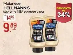 Cometa Supermercados Maionese hellmann's supreme nba squeeze oferta