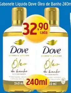 Supermercados Guanabara Sabonete liquido dove oleo de banho oferta