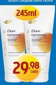 Supermercados Guanabara Sérum corporal dove oferta