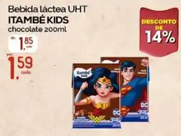 Cometa Supermercados Bebida láctea UHT itambé kids chocolate oferta