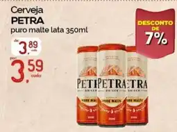 Cometa Supermercados Cerveja petra puro malte lata oferta