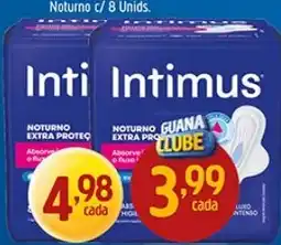 Supermercados Guanabara Intimus noturno extra proteção oferta